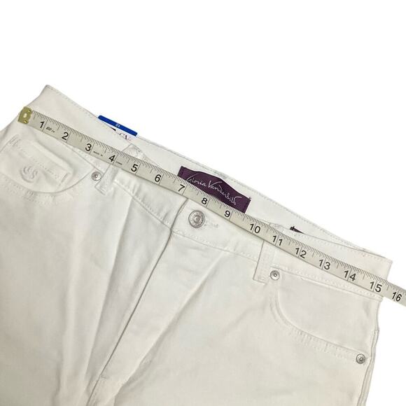 Gloria Vanderbilt Women's Capri Amanda White Jeans Size 10 NWT - Picture 5 of 8